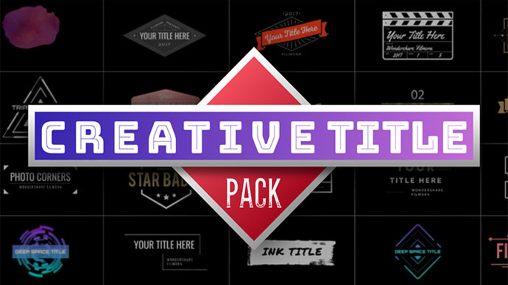 Filmora Digital Titles Pack